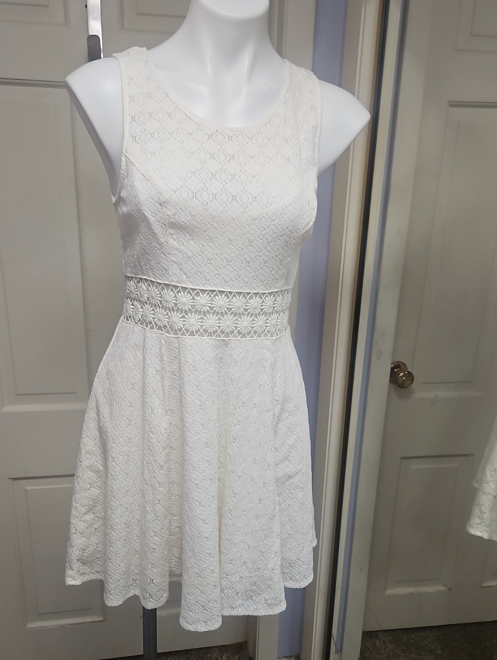 Free People Crocheted lace beach wedding style dress